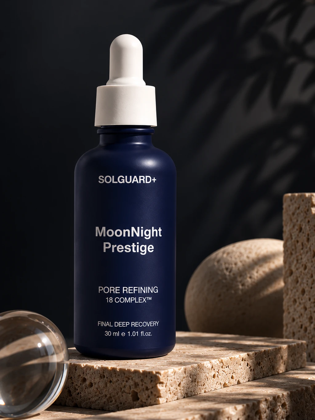 MoonNight Prestige Deep Recovery Ampoule ขวดสีน้ำเงิน