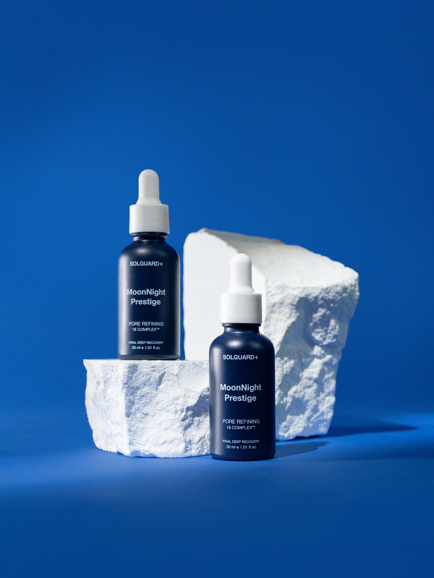 MoonNight Prestige Deep Recovery Ampoule on stone